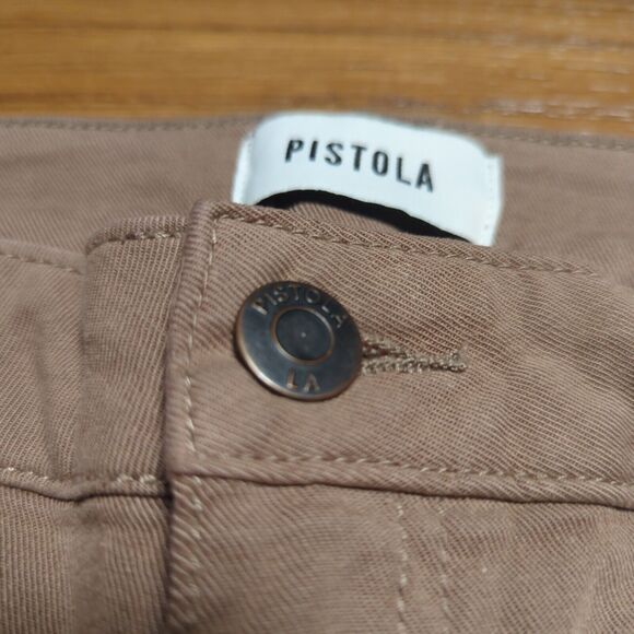 Pistola Pants Womens 30 High Rise Straight Leg Ankle Twill Gorpcore Casual - Picture 3 of 12